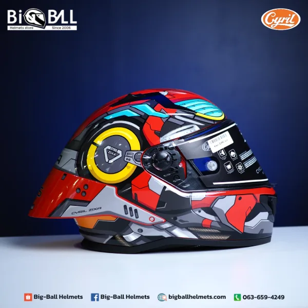 CYRIL FF352 PRO ZIXA SHINY RED