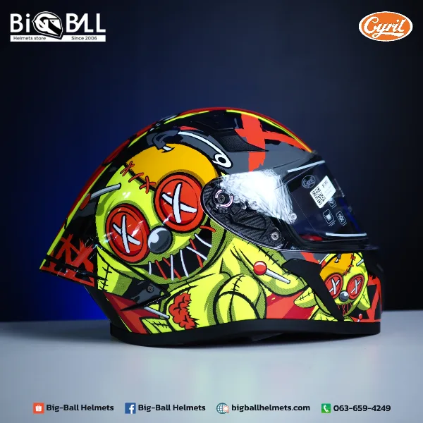 CYRIL FF357 CRAZY VD YELLOW RED