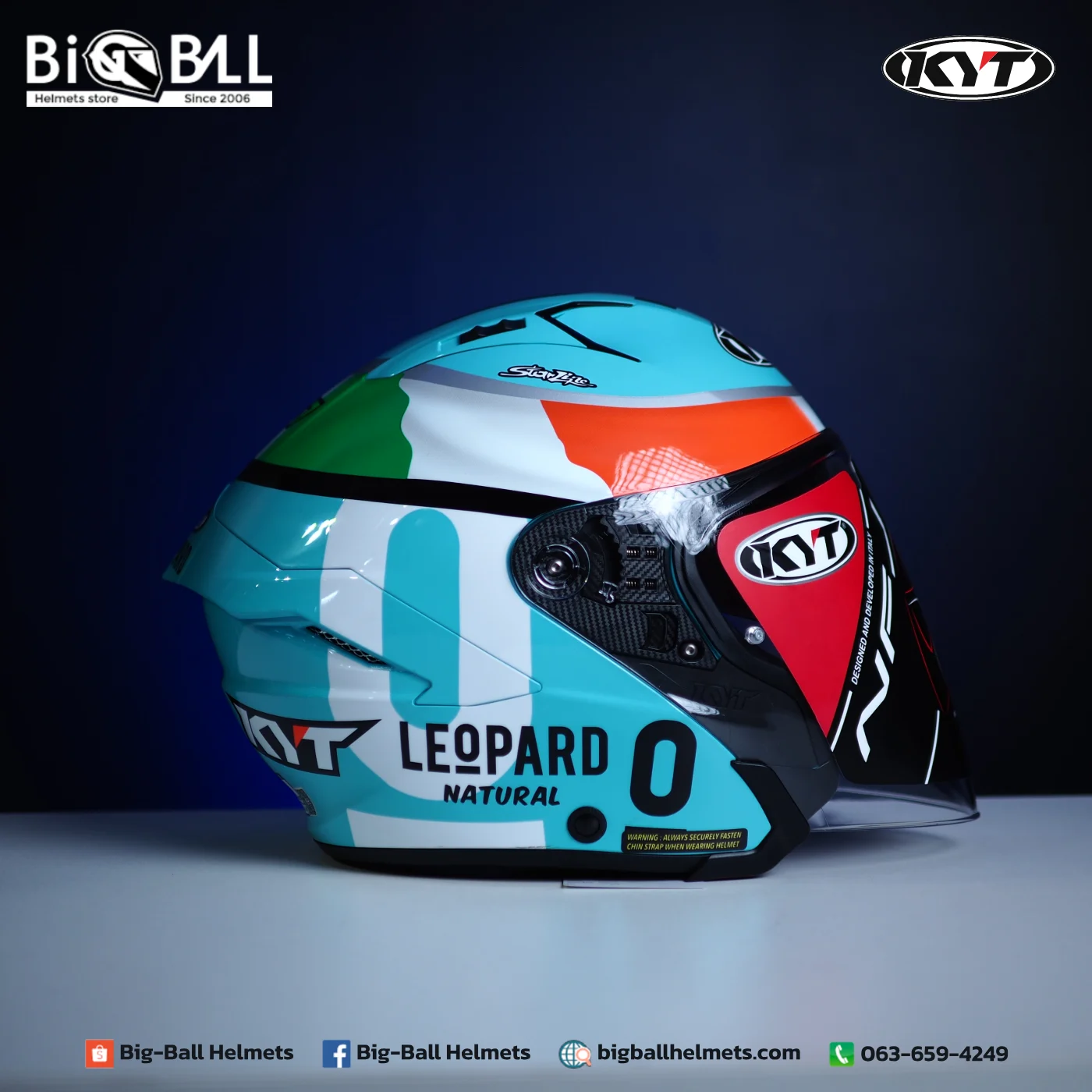 KYT NFJ DENNIS FOGGIA LEOPARD RACING รูปที่ 1