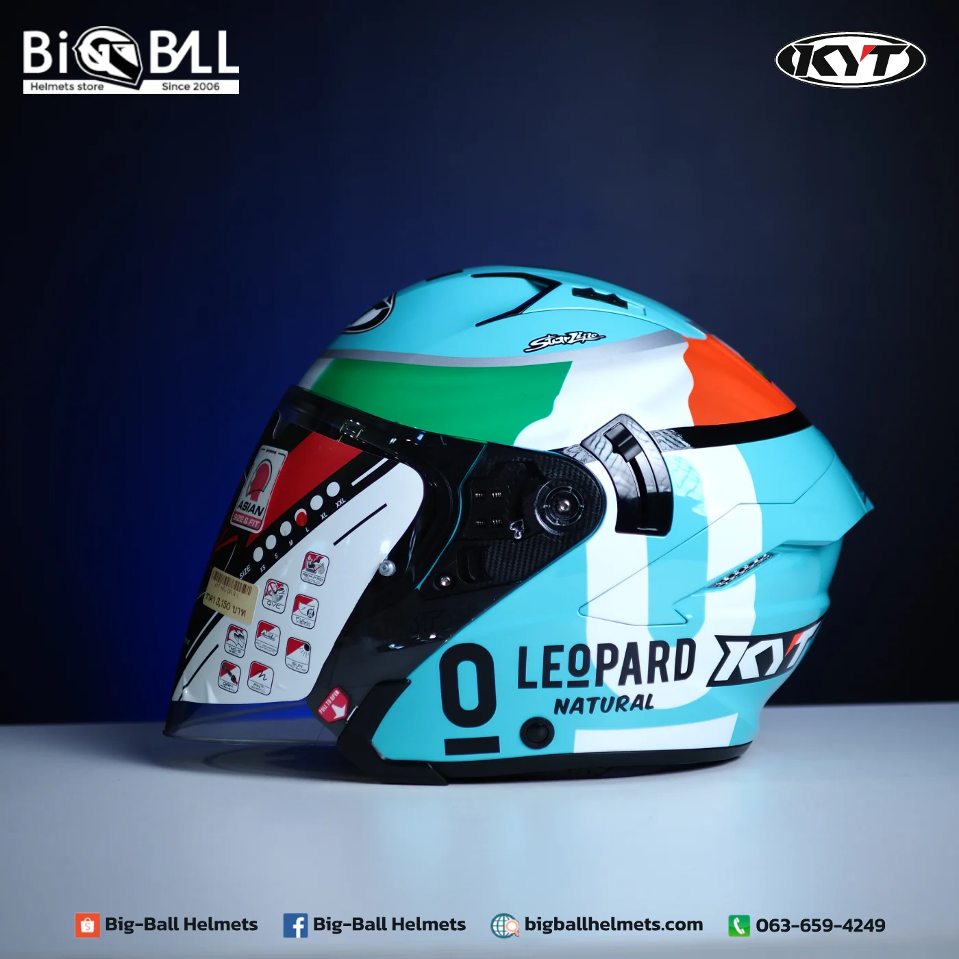 KYT NFJ DENNIS FOGGIA LEOPARD RACING รูปที่ 2