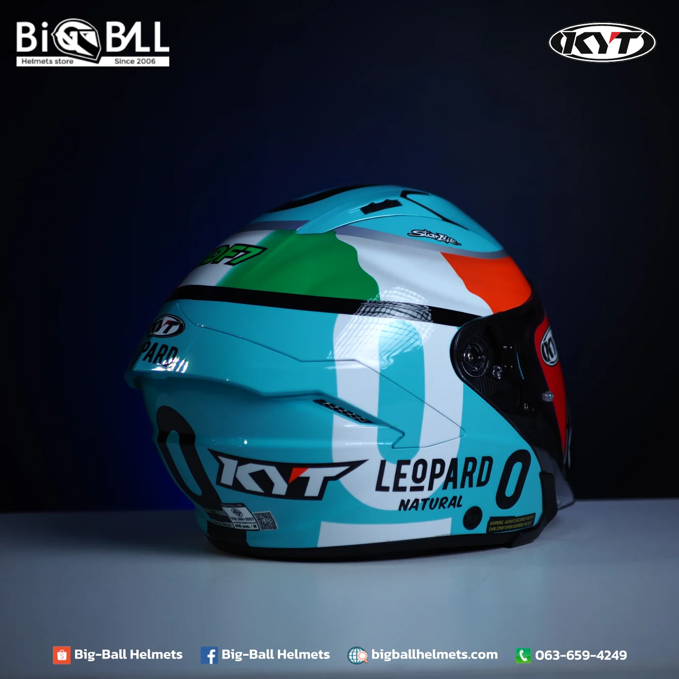 KYT NFJ DENNIS FOGGIA LEOPARD RACING รูปที่ 3