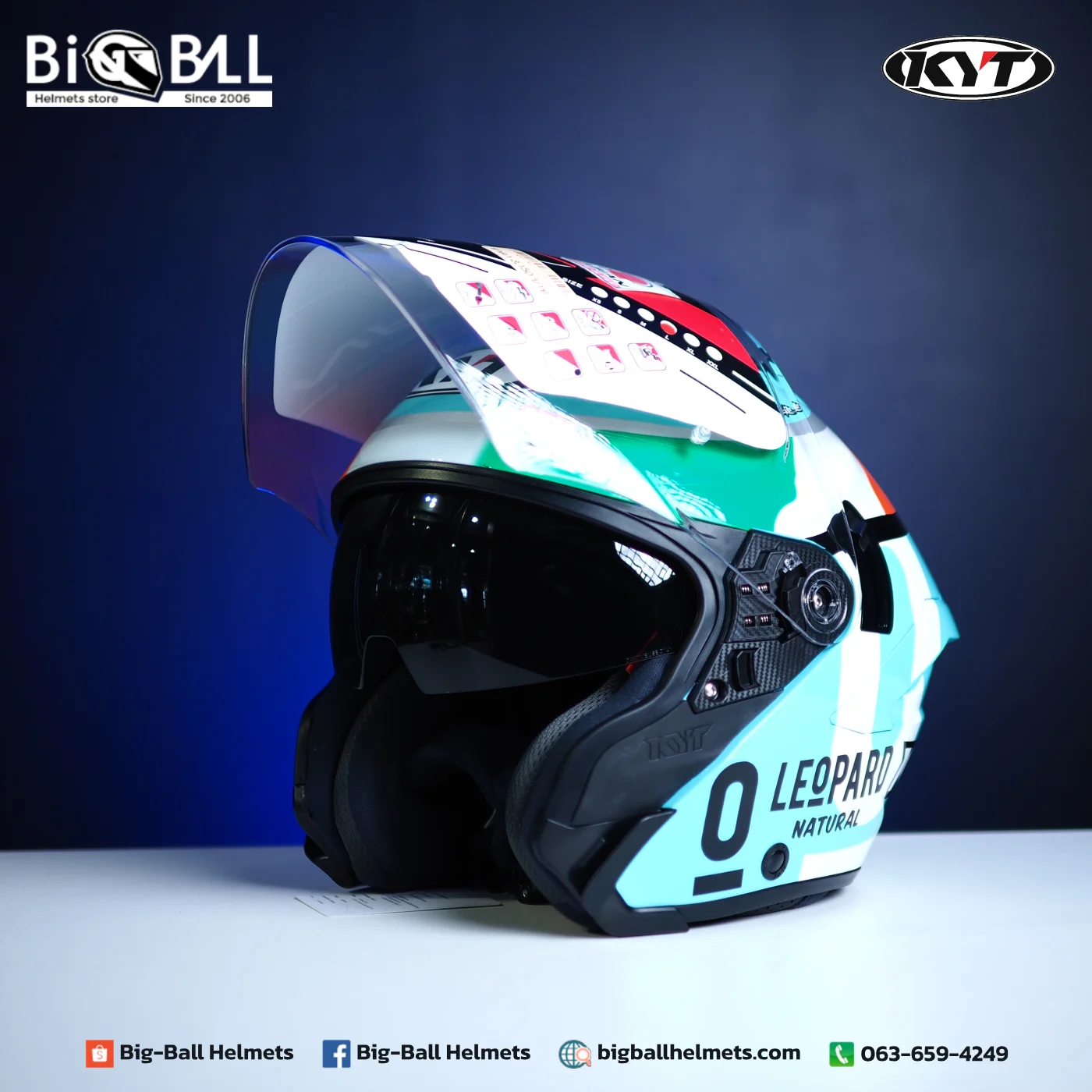 KYT NFJ DENNIS FOGGIA LEOPARD RACING รูปที่ 4