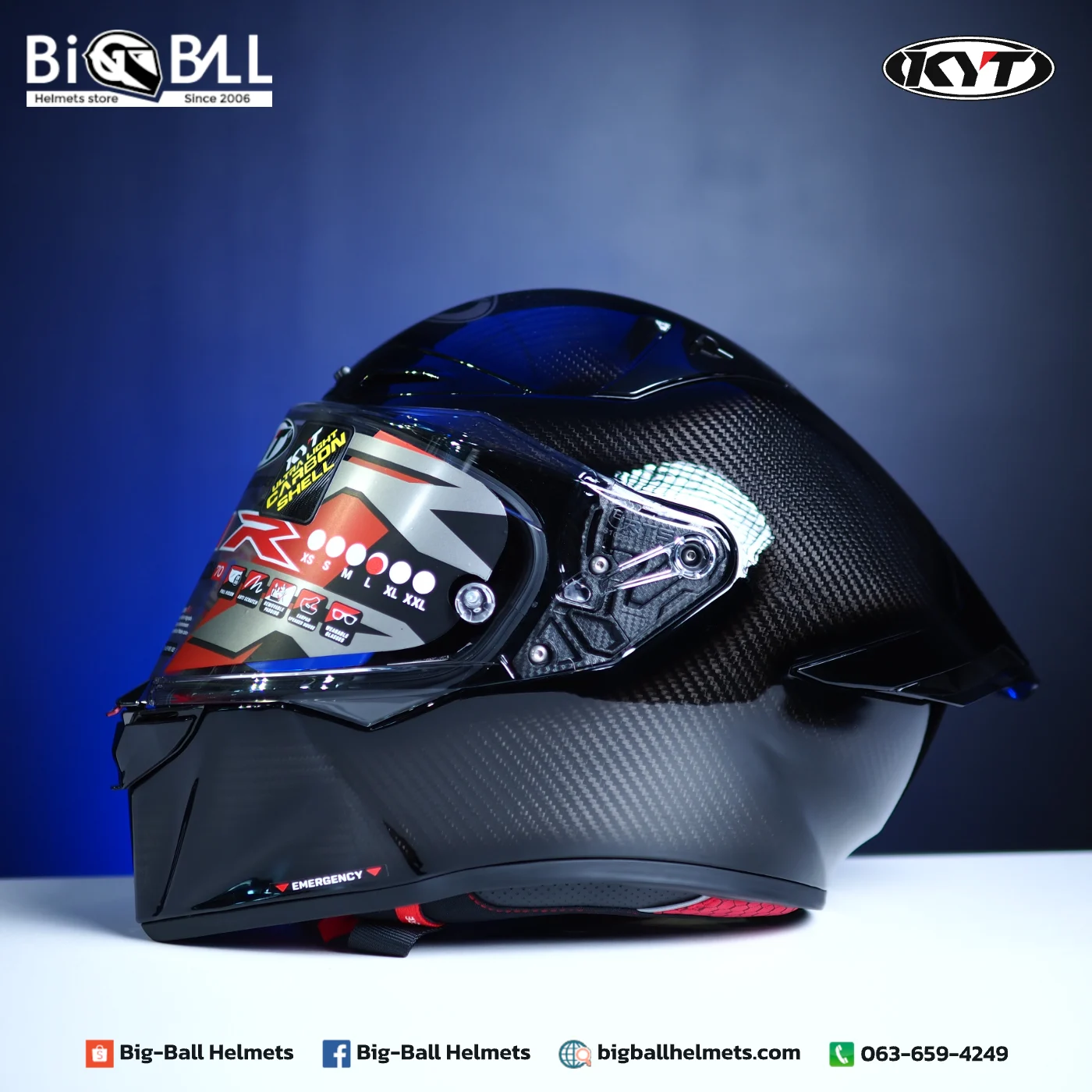 KYT R1R CARBON GLOSS รูปที่ 2