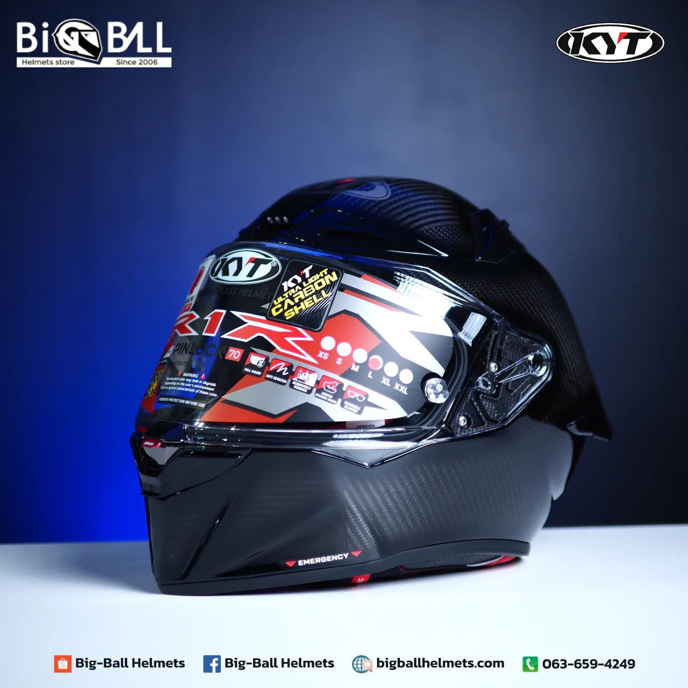 KYT R1R CARBON GLOSS รูปที่ 4