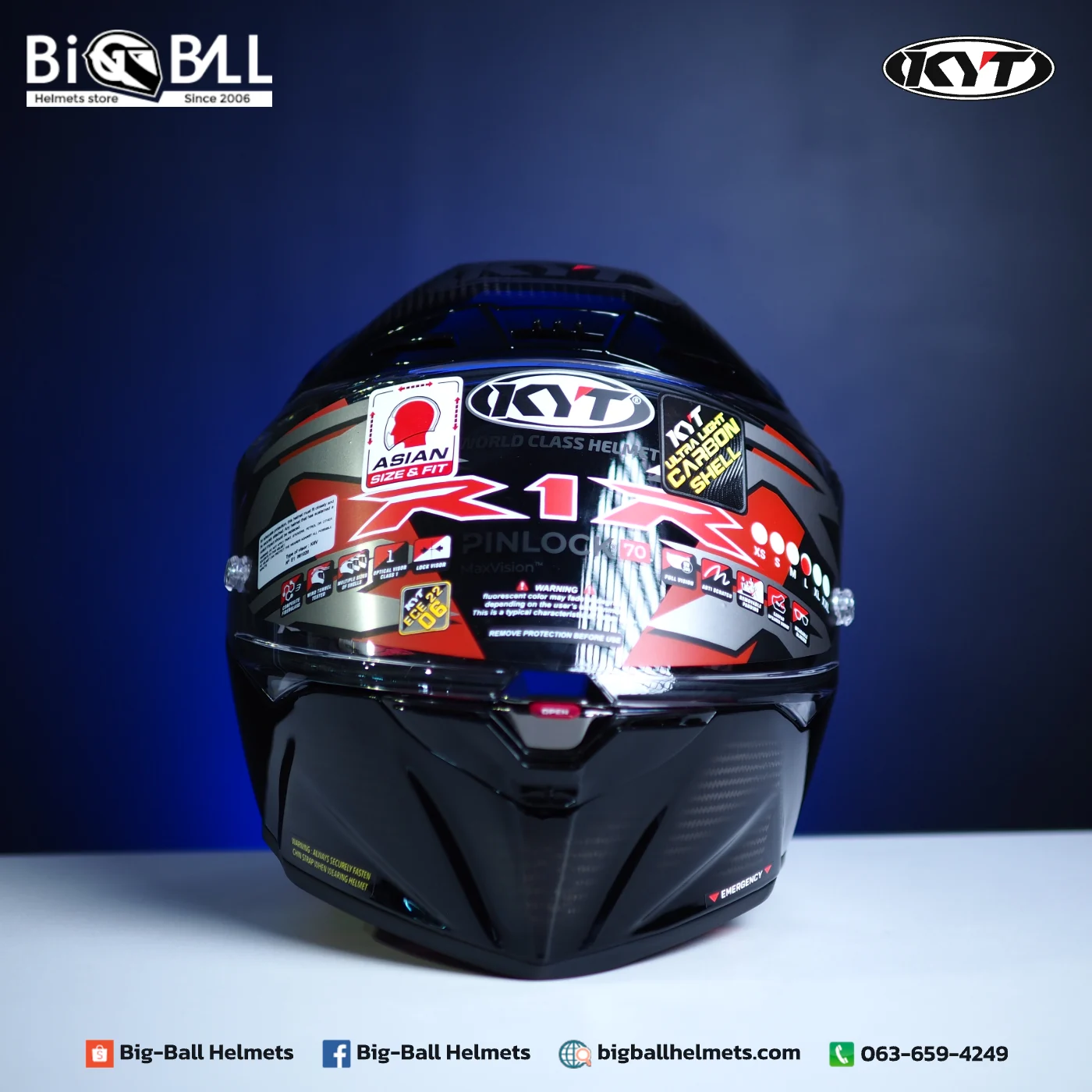 KYT R1R CARBON GLOSS รูปที่ 6