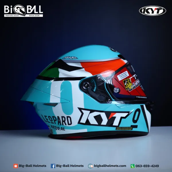 KYT TT-REVO LEOPARD REPLICA TRICOLORE